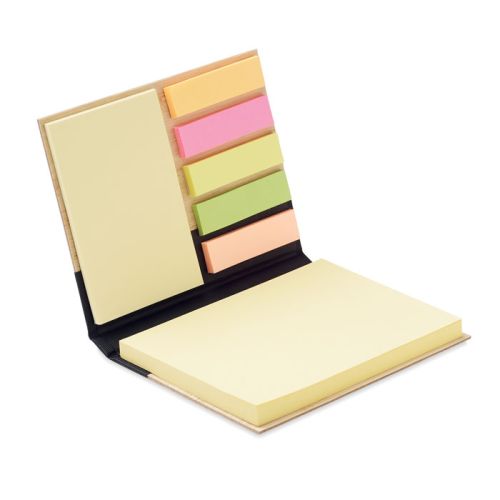 Sticky notes with bamboo cover - Image 1